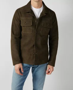 Sale Suede Shirt Mannen Jassen