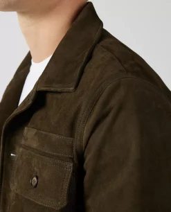 Sale Suede Shirt Mannen Jassen