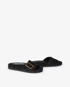 Discount Suede Slippers Vrouwen Schoenen