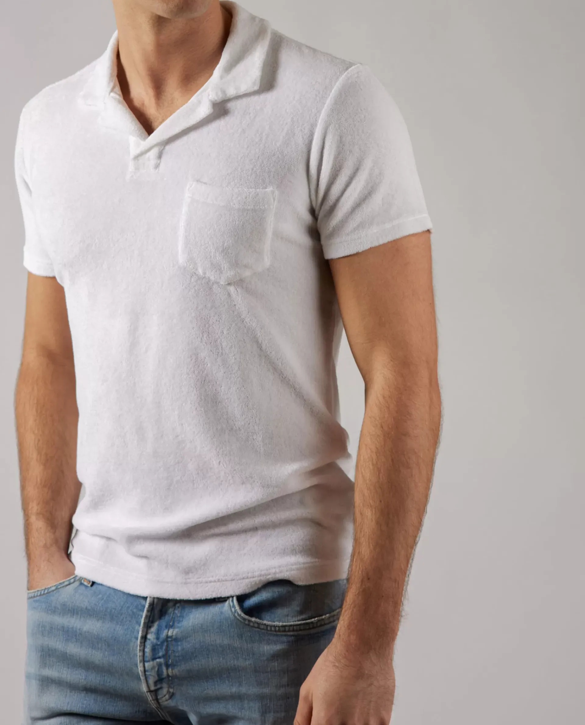 Outlet Terry Badstof Polo Mannen Polo