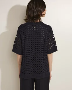 Outlet Trui Met Korte Mouw Vrouwen Knitwear