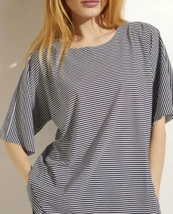 New T-Shirt In Stretch Kwaliteit Vrouwen Tops
