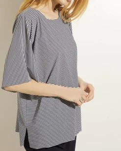 New T-Shirt In Stretch Kwaliteit Vrouwen Tops