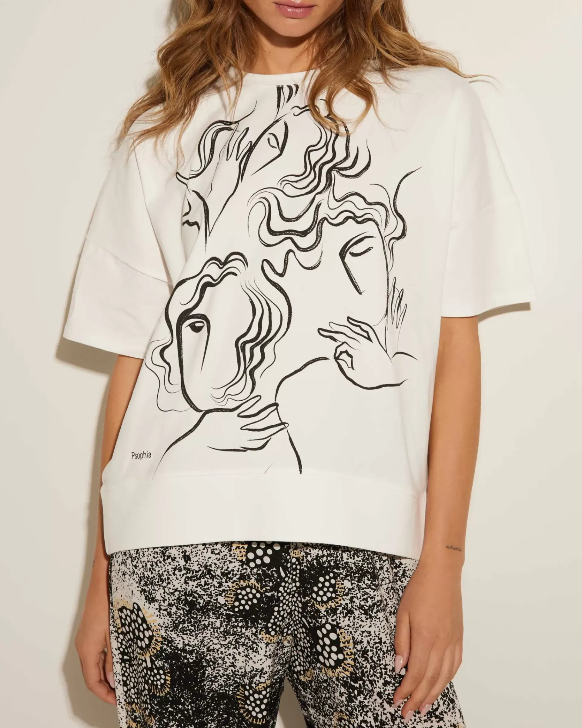 Fashion T-Shirt Met Print Vrouwen Tops