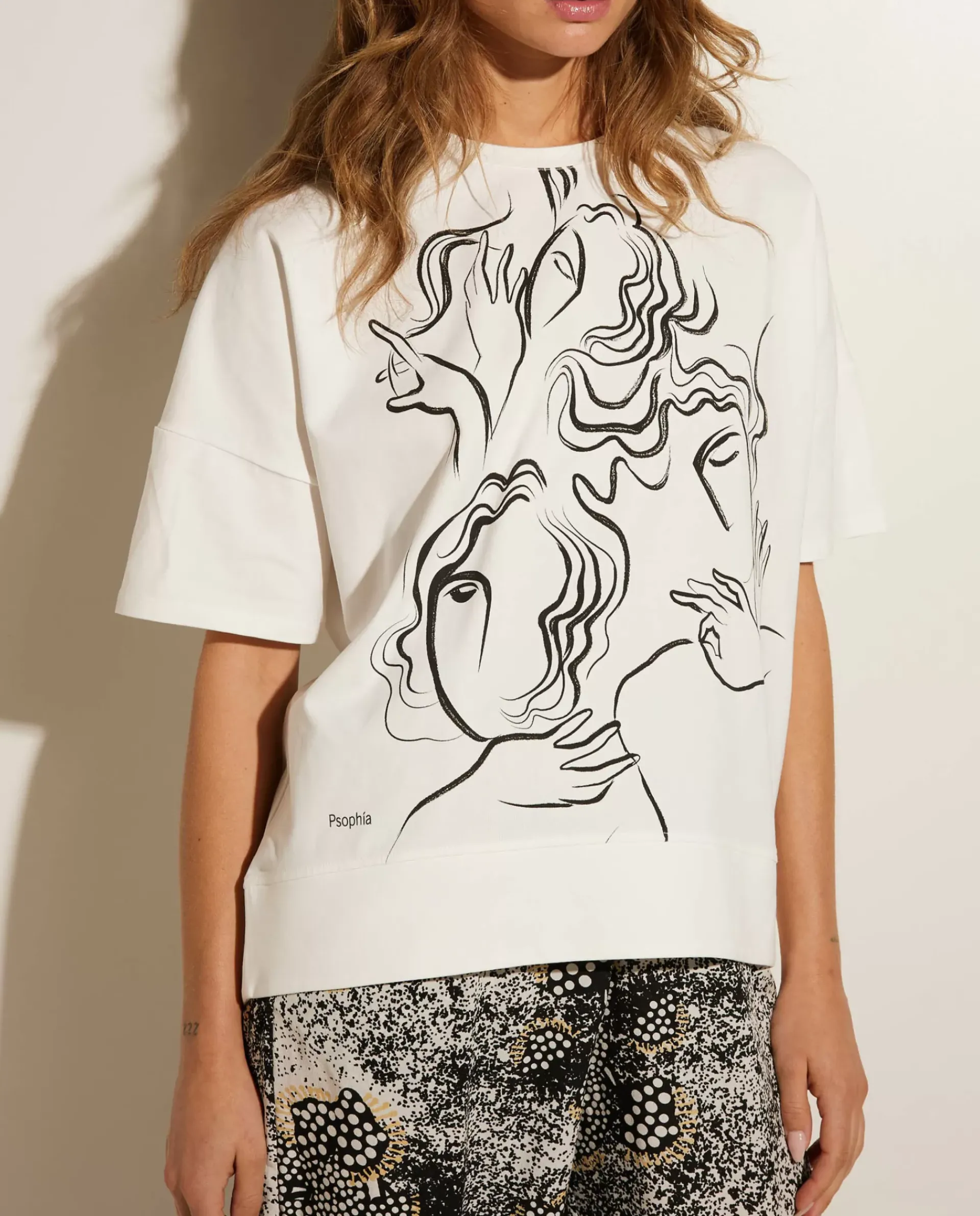 Fashion T-Shirt Met Print Vrouwen Tops