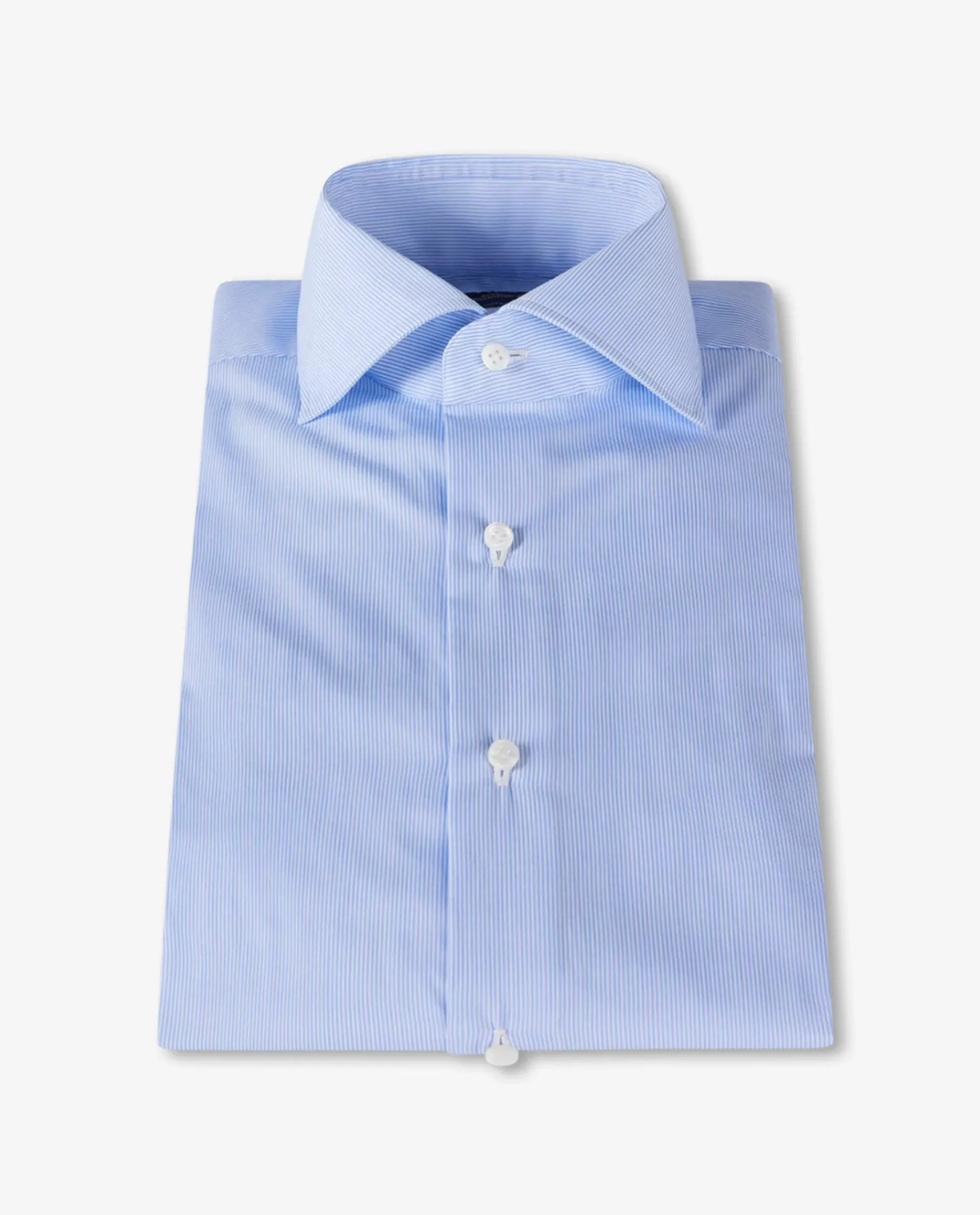 New Twill Streep Shirt Mannen Shirts