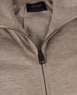 Fashion Vest Met Rits Mannen Knitwear