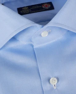 New Visgraat Shirt Mannen Shirts