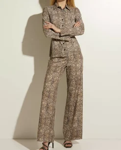 Cheap Wijde Broek Met Print Vrouwen Broeken