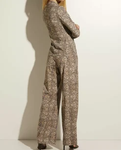 Cheap Wijde Broek Met Print Vrouwen Broeken