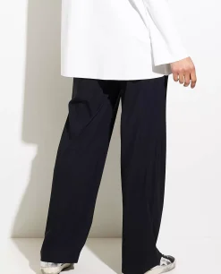Sale Wijde Broek Met Stretch Vrouwen Broeken