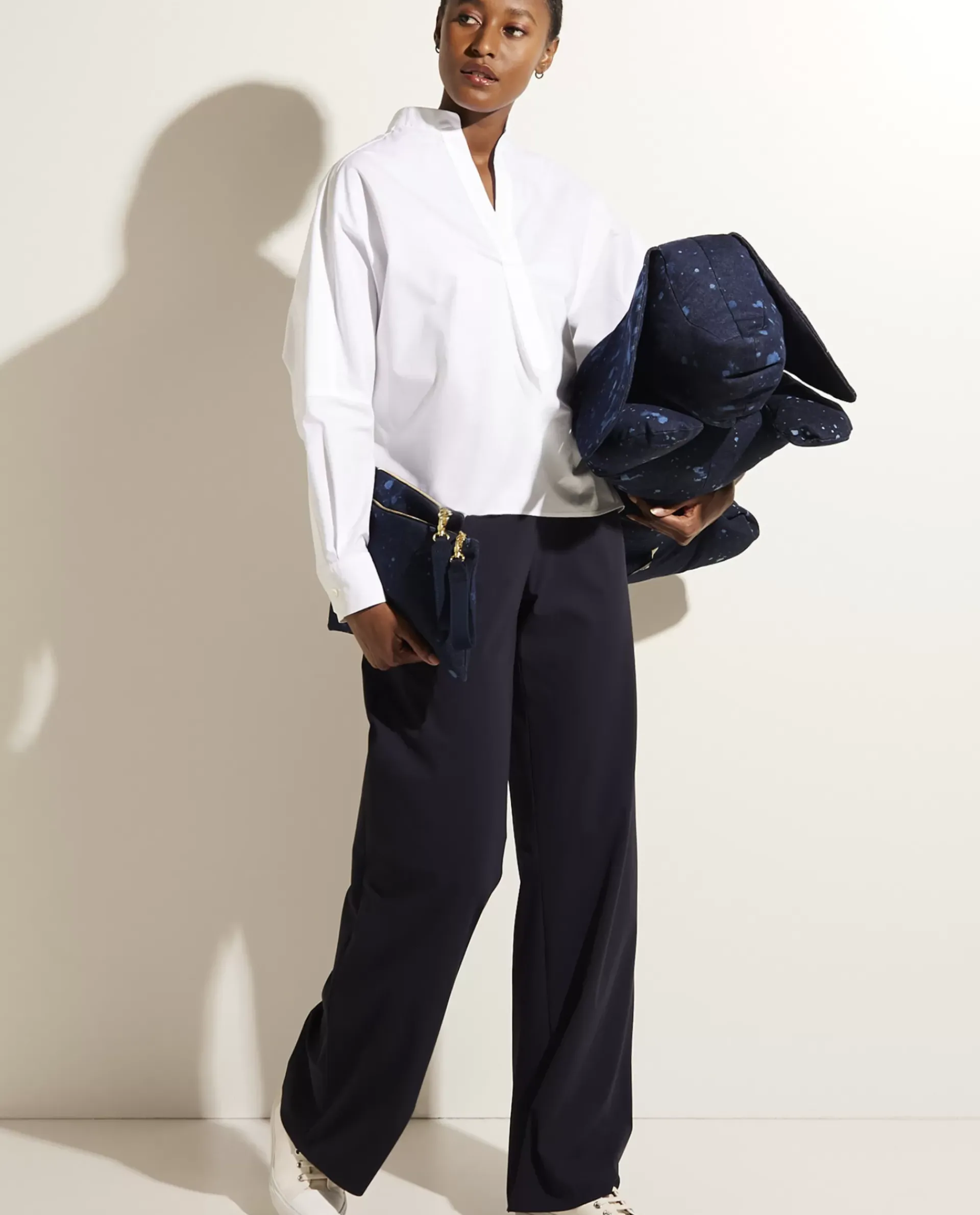 Cheap Wijde Broek Met Stretch Vrouwen Broeken