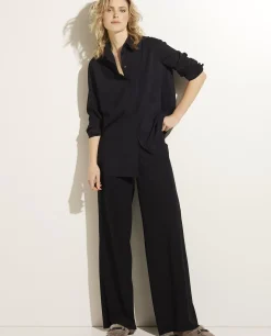 Flash Sale Wijde Broek Met Stretch Vrouwen Broeken