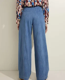Online Wijde Jeans Vrouwen Broeken