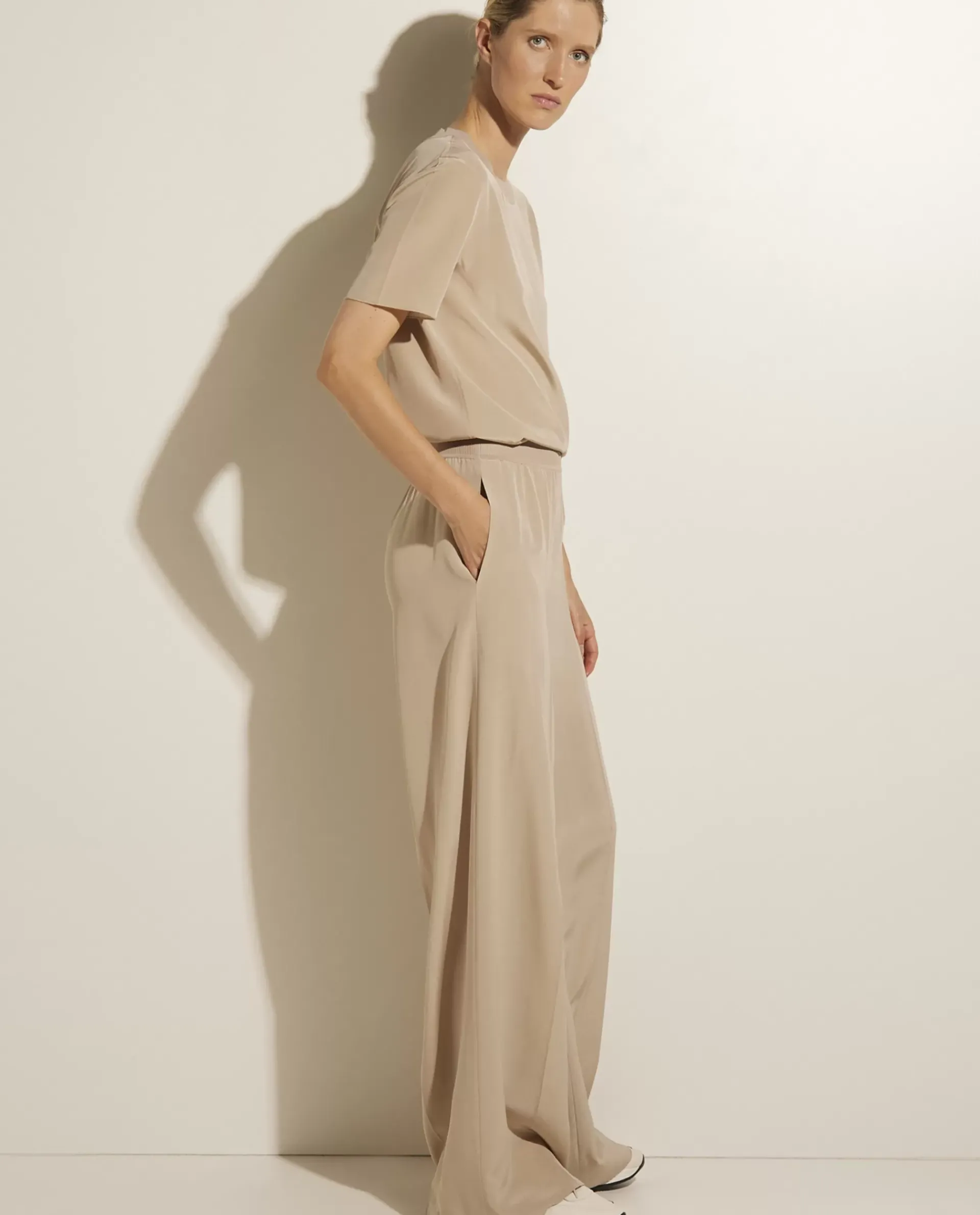 Cheap Wijde Zijden Broek Vrouwen Broeken