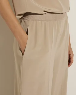 Cheap Wijde Zijden Broek Vrouwen Broeken