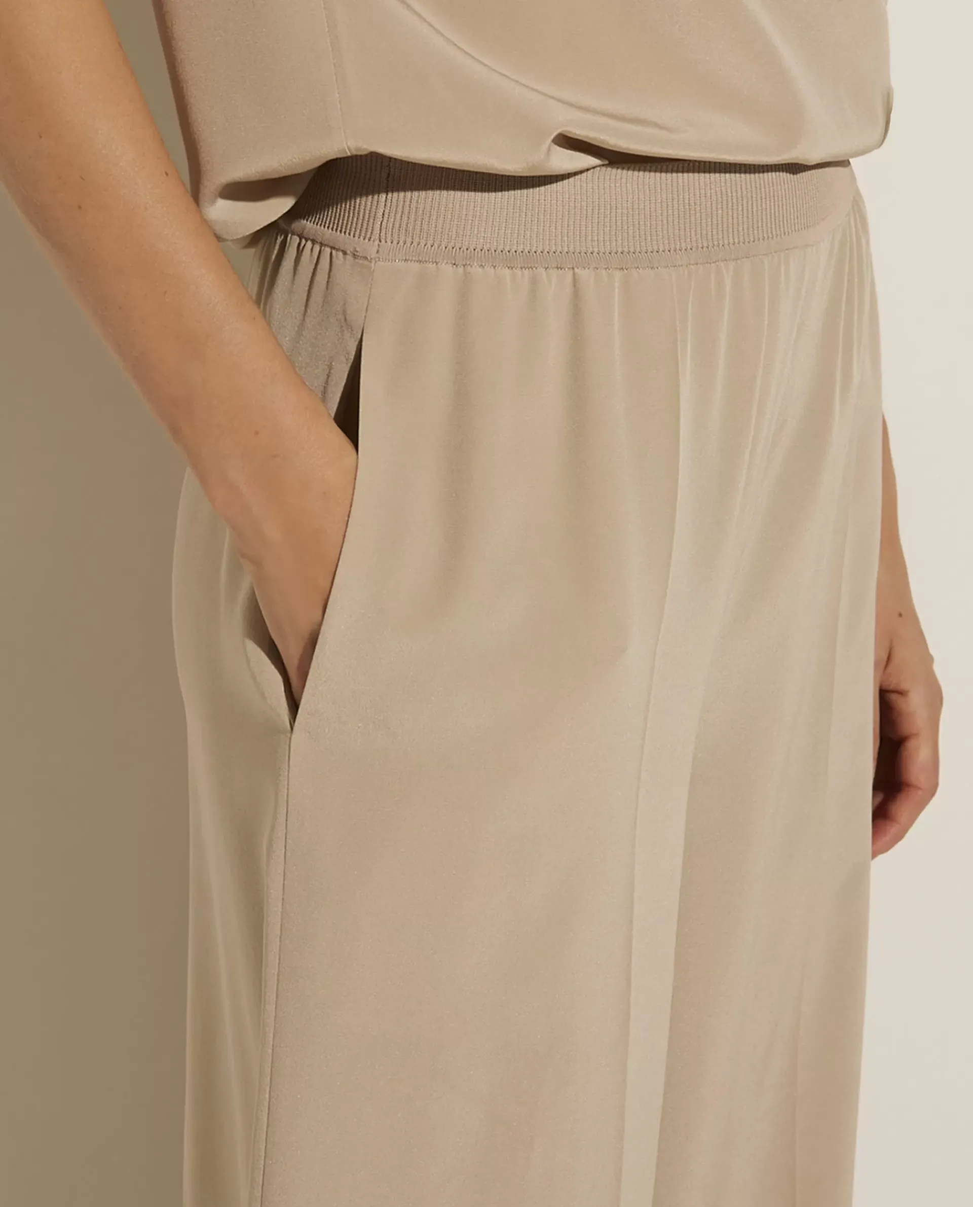 Cheap Wijde Zijden Broek Vrouwen Broeken