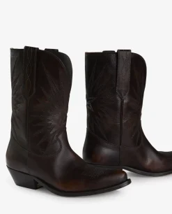 Shop Wish Star Leren Laarzen Vrouwen Schoenen
