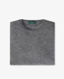 Best Wol Cashmere Ronde Hals Trui Mannen Knitwear