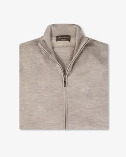 Hot Wol Mix Vest Mannen Knitwear
