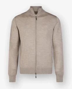 Hot Wol Mix Vest Mannen Knitwear