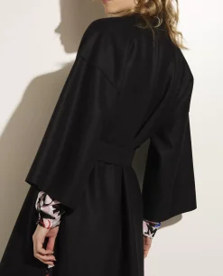 Hot Wollen Kimono Jas Vrouwen Jassen