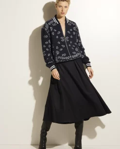 Cheap Wollen Midi Rok Vrouwen Rokken