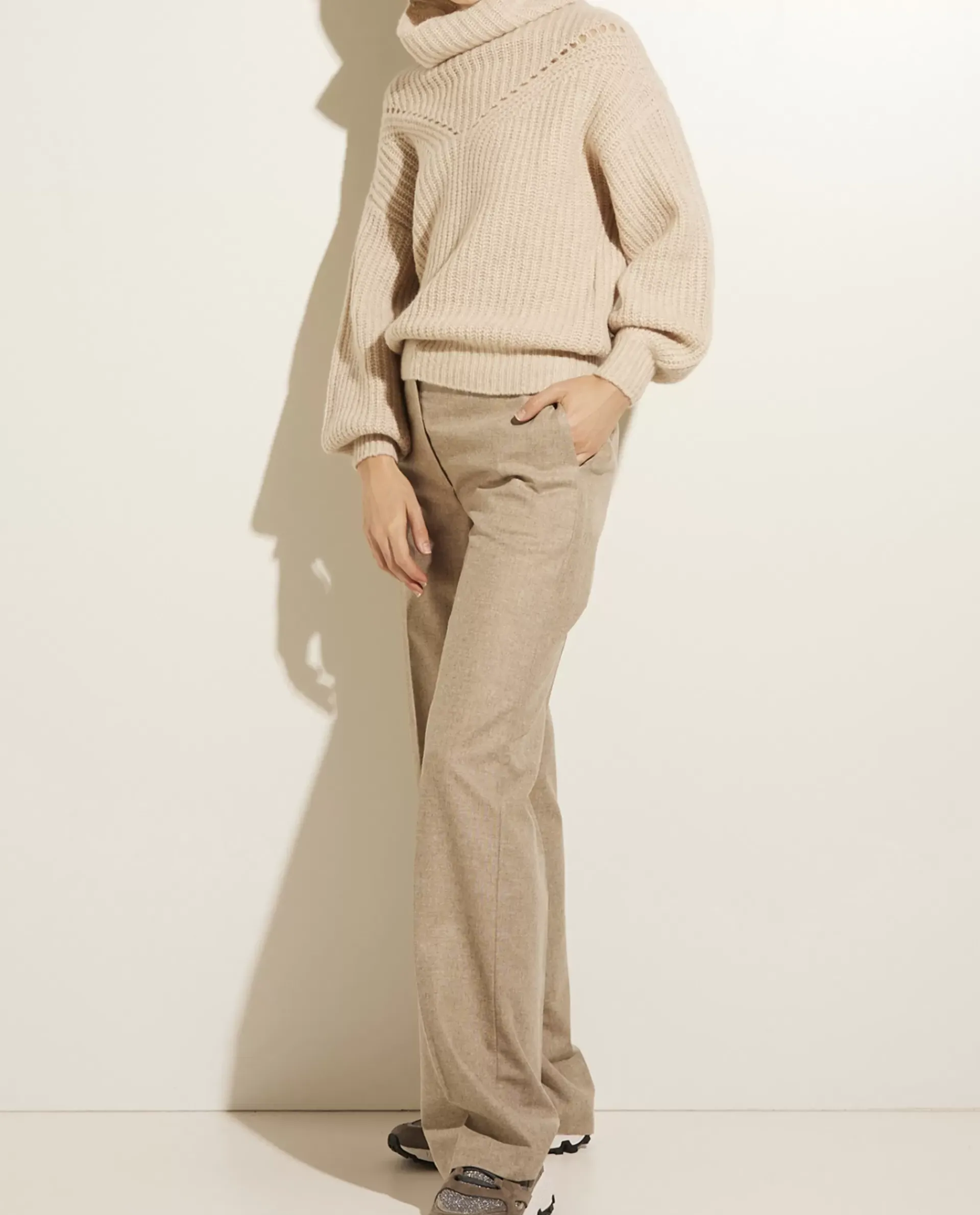 Store Wollen Pantalon Vrouwen Broeken