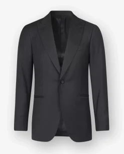 Online Wollen Peak Lapel Smoking Mannen Pakken