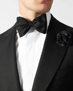 Online Wollen Peak Lapel Smoking Mannen Pakken