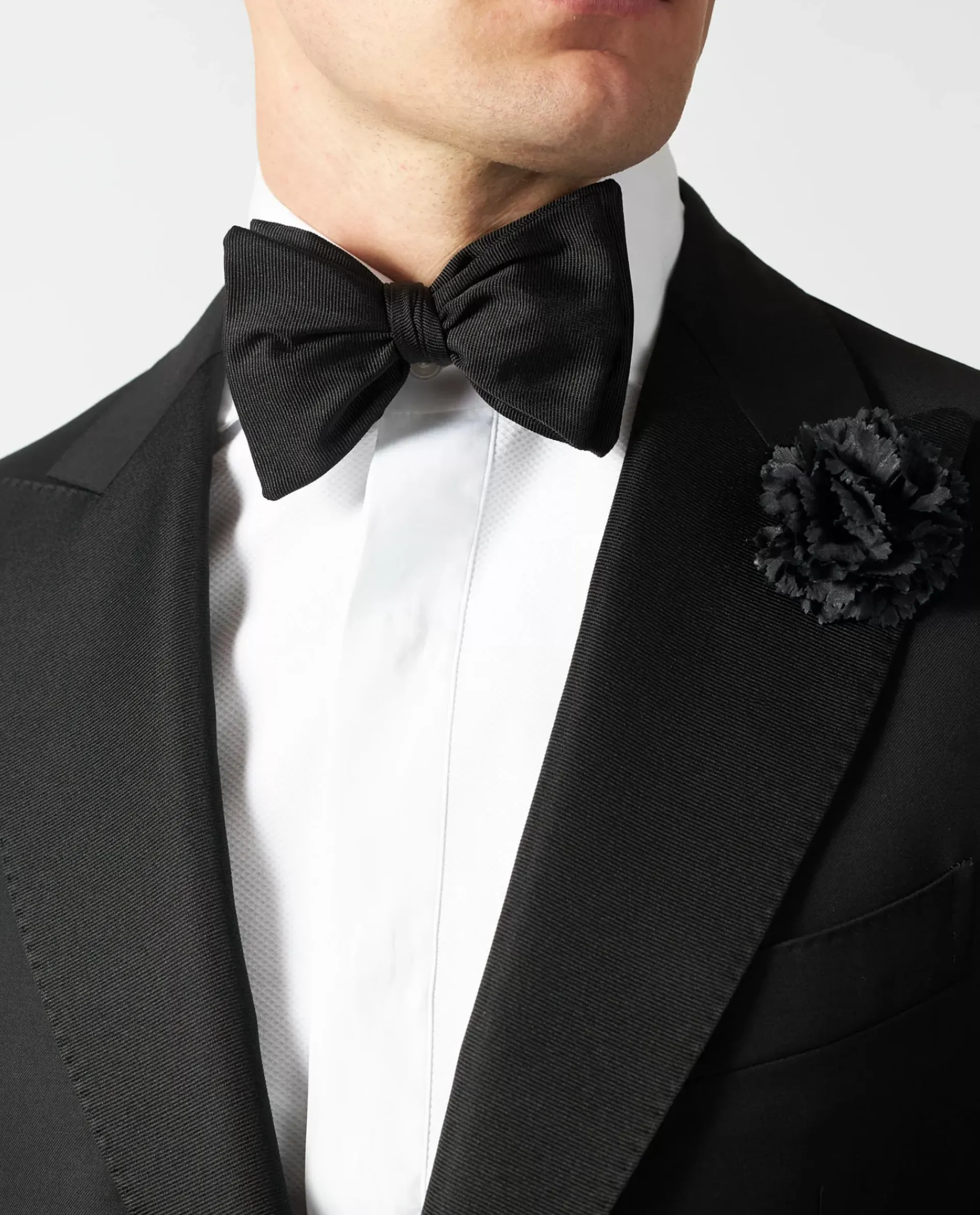 Online Wollen Peak Lapel Smoking Mannen Pakken