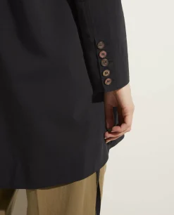 Online Wollen-Katoenen Blouse Vrouwen Blouses