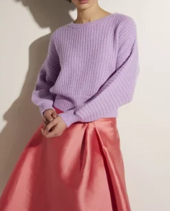 Online Wol-Zijde Mix Trui Vrouwen Sweaters