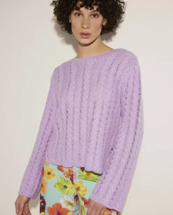 Hot Wol-Zijde Mix Trui Vrouwen Sweaters