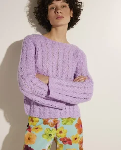 Hot Wol-Zijde Mix Trui Vrouwen Sweaters