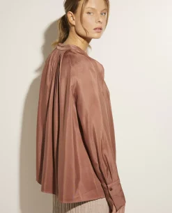 Shop Wol-Zijden Blouse Vrouwen Blouses