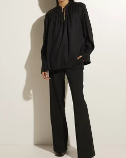 Online Wol-Zijden Blouse Vrouwen Blouses