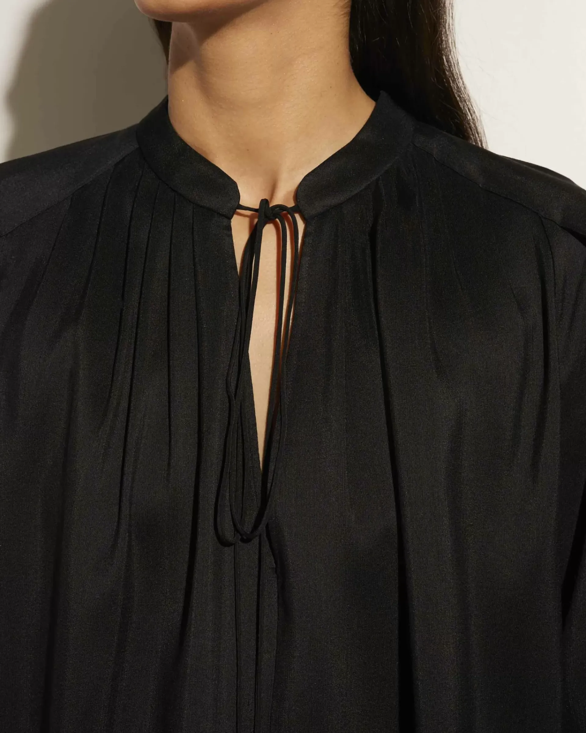 Online Wol-Zijden Blouse Vrouwen Blouses