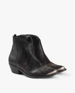 New Young Leren Enkellaarzen Vrouwen Schoenen