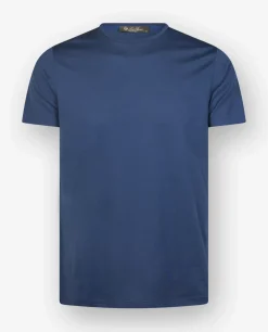 Outlet Zijde Katoenen T-Shirt Mannen T-Shirts