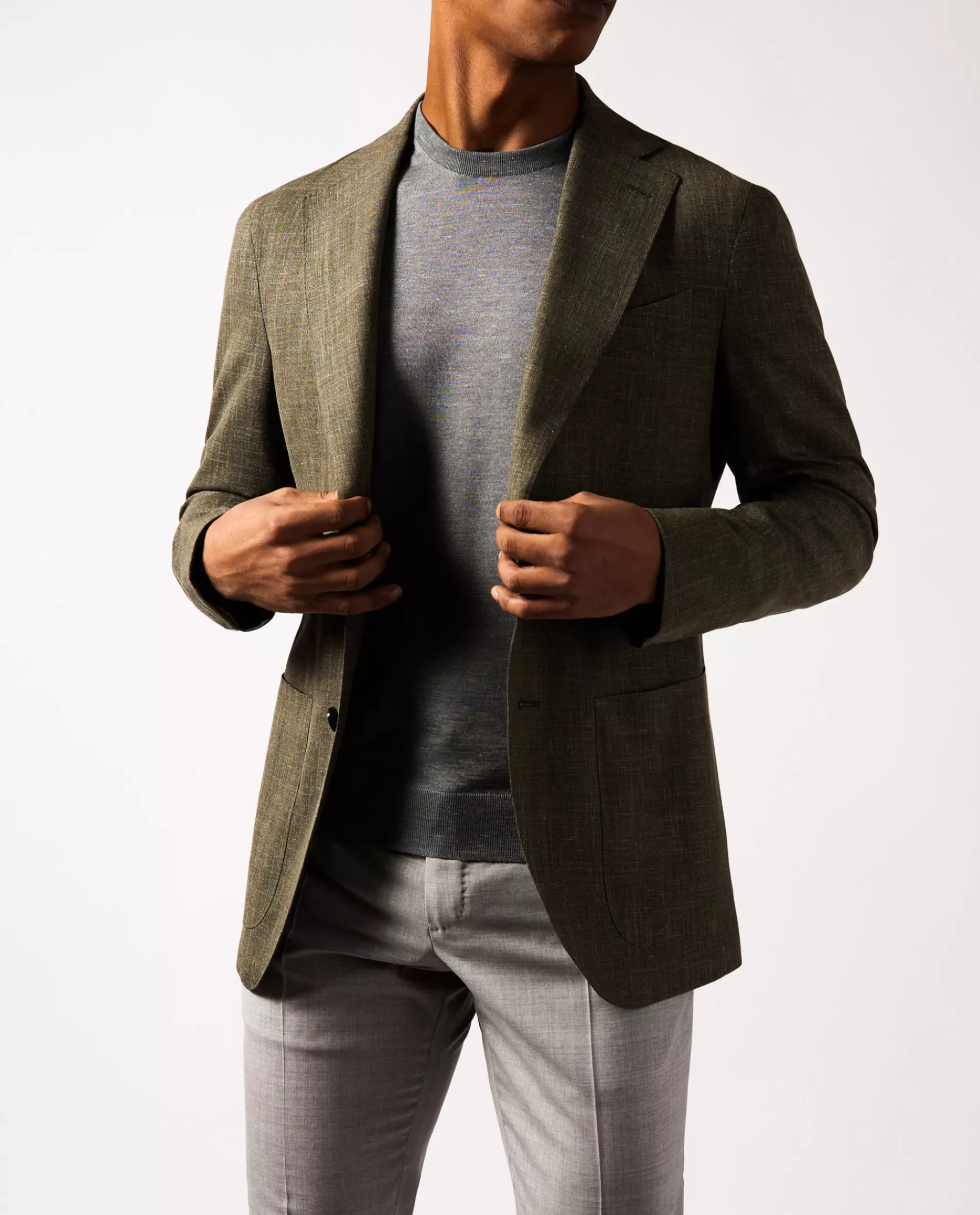 Cheap Zijde Mix Trui Mannen Knitwear