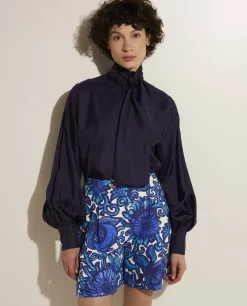 New Zijden Blouse Vrouwen Blouses