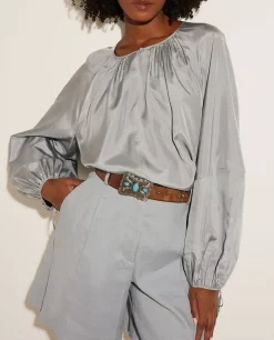 Cheap Zijden Blouse Vrouwen Blouses