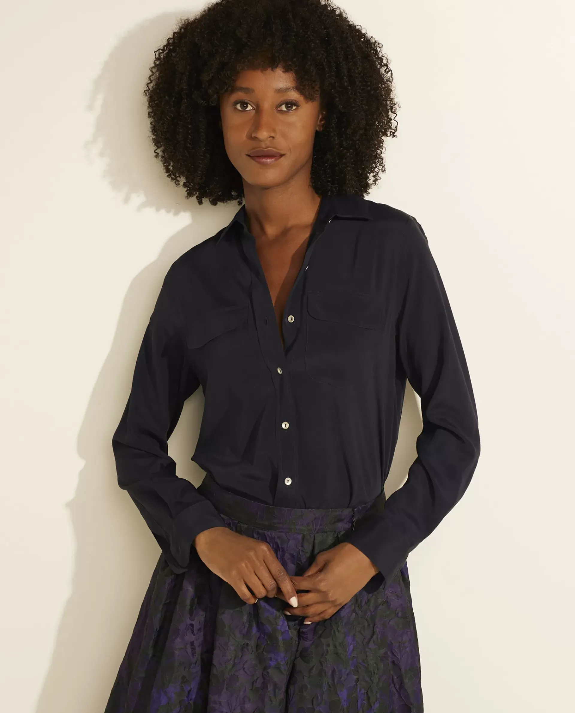 Online Zijden Blouse Vrouwen Blouses