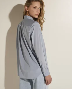 Outlet Zijden Blouse Met Zakjes Vrouwen Blouses