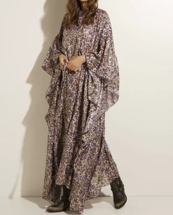 Discount Zijden Cascata Kaftan Vrouwen Jurken