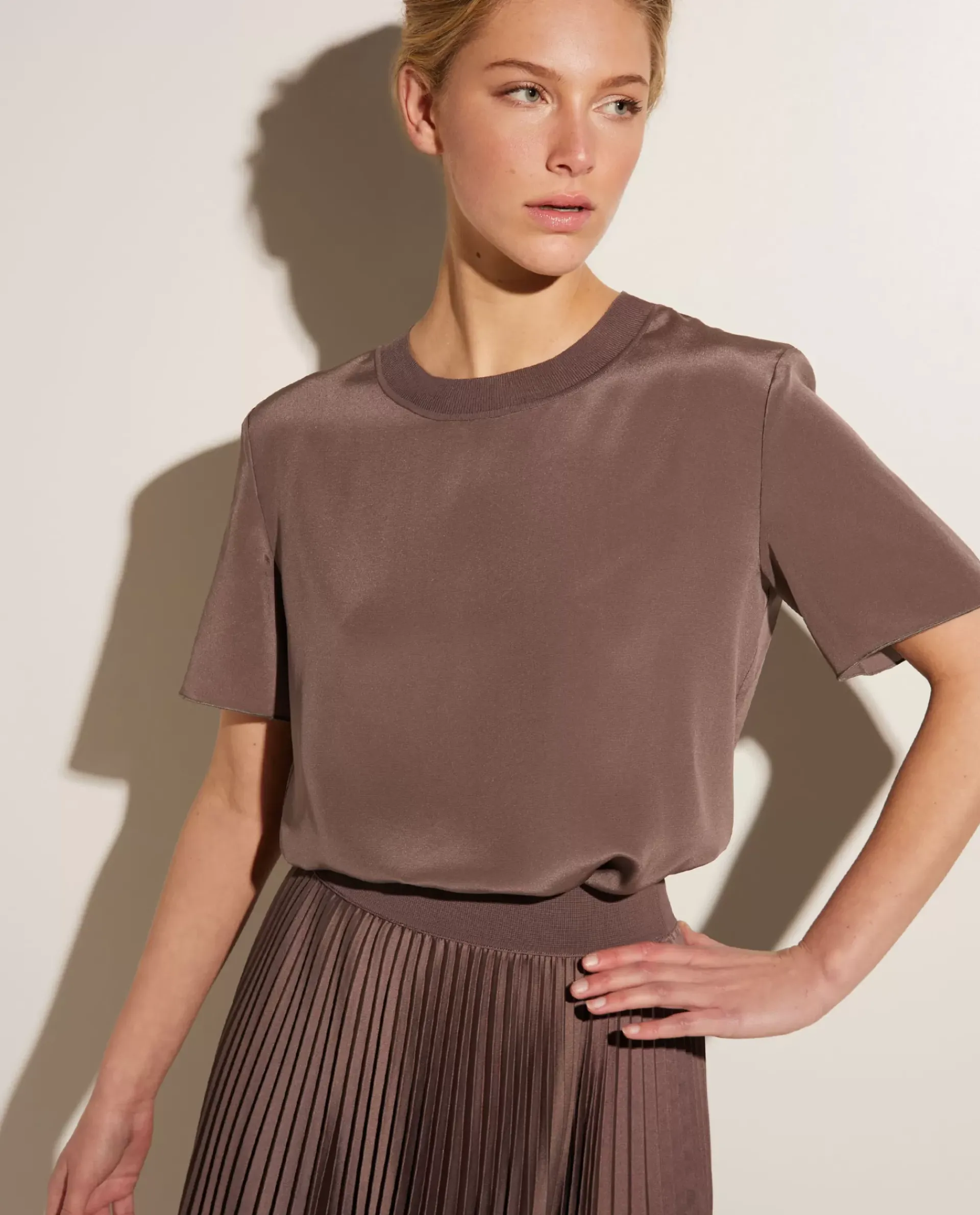 Shop Zijden Top Vrouwen Blouses